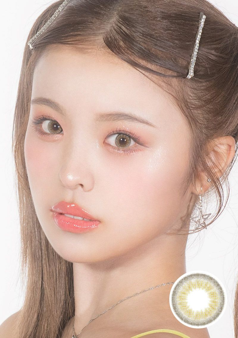 カラーマジョリティー ワンデー ソルベージュミント 14.2mm | カラコン