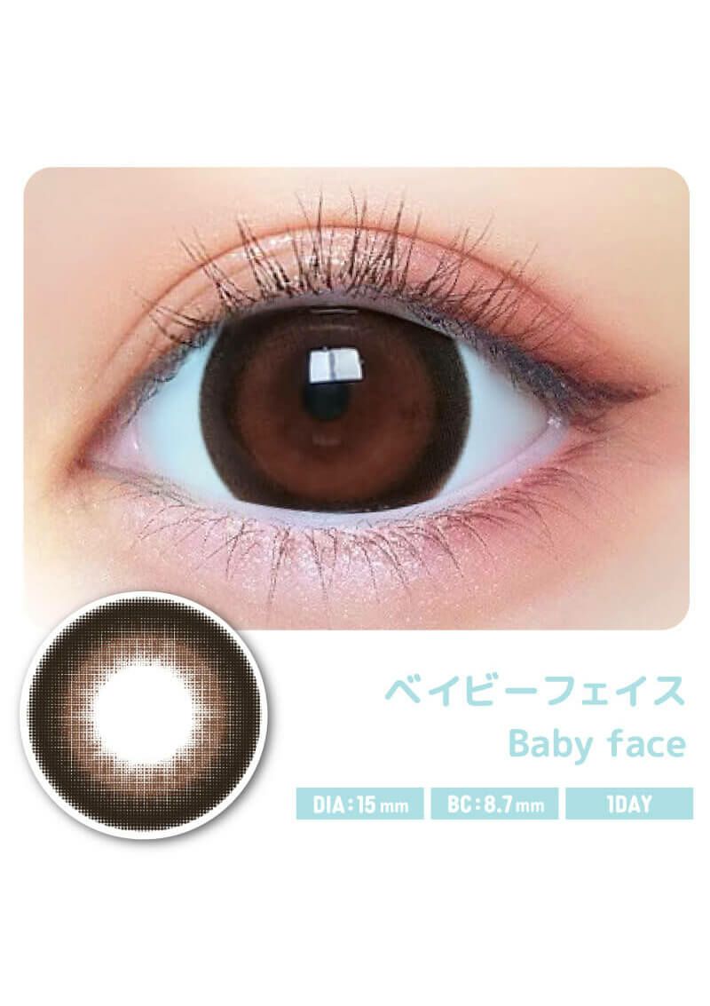 ベイビーモテコン ベイビーフェイス 15.0mm | カラコンメーカー Sweet